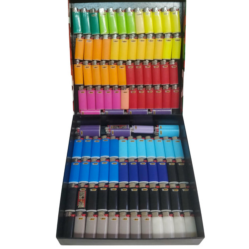 Lotto set 107 accendini - 107, bic