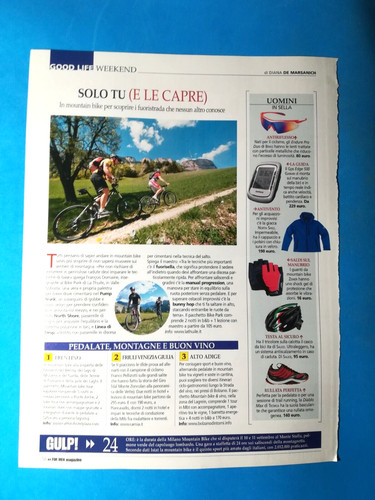 Clipping giornale bici - clipping,