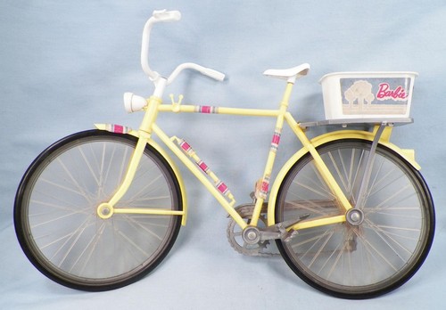 Barbie giallo bicicletta - barbie,